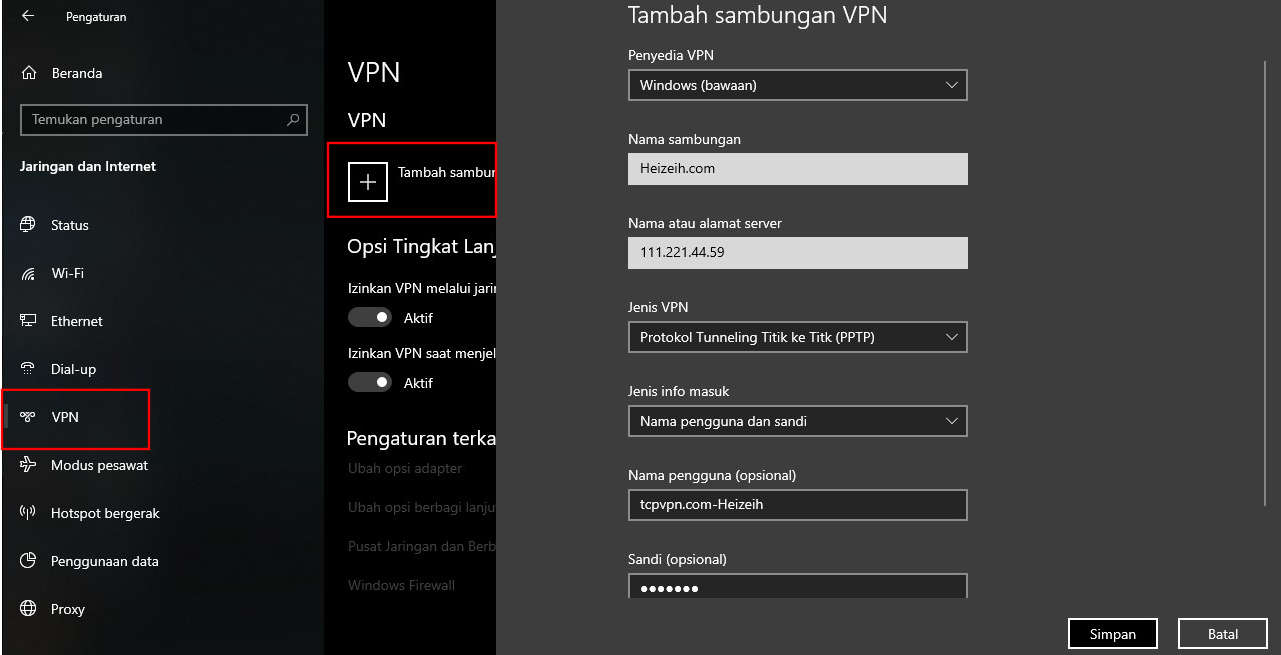 Cara Menggunakan VPN Di PC